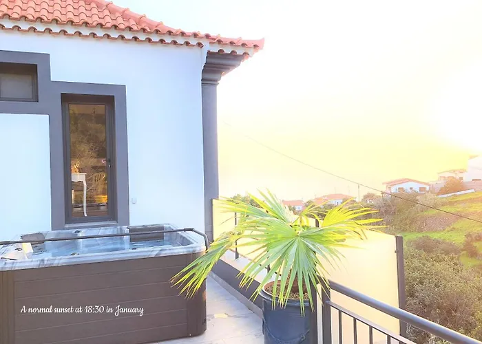 Espirito Do Mar - Premium With Jacuzzi Willa Estreito Da Calheta